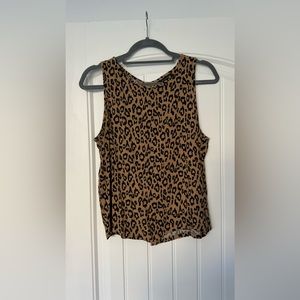 Banana Republic CROPPED ECOVERO™ BUTTON-BACK TANK Size M